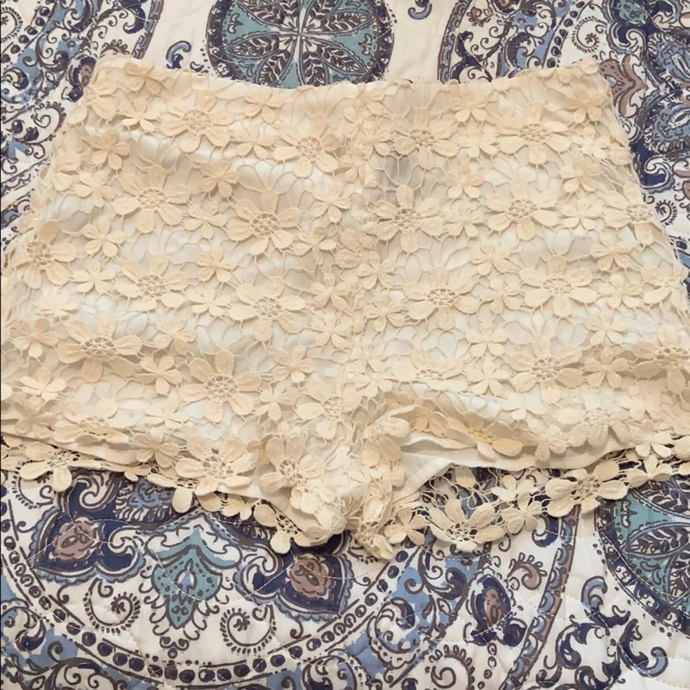 Lace shorts